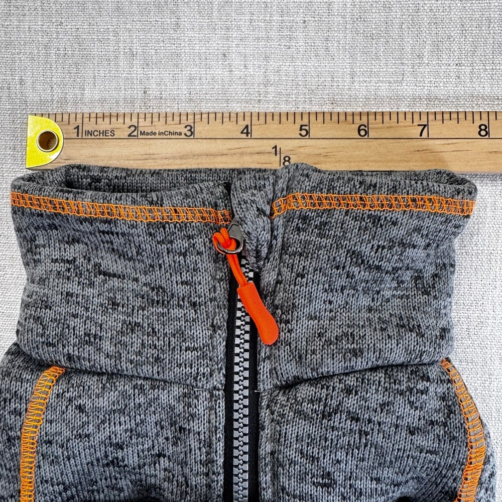 Dress Your Pet With Love Gray‎ Fleece Dog Sweater Vest Harness Zipper Large NEW - Picture 13 of 15